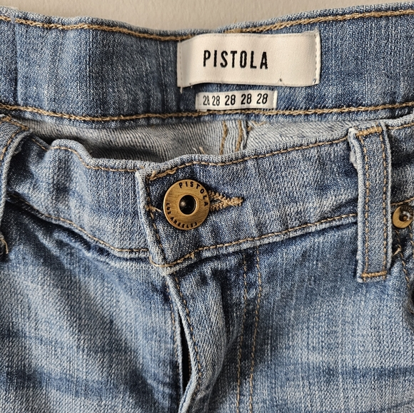 Pistola  Skinny Jeans with Distressed Ankles - Picture 4 of 6